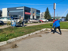 Экологический субботник на городском рынке